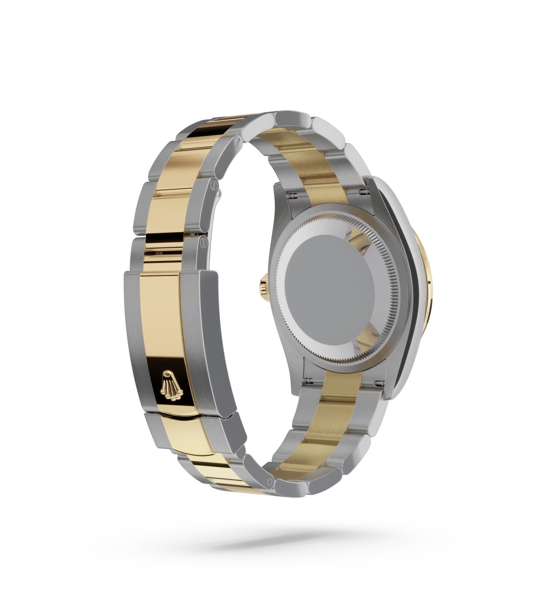 Oyster, 36 mm, acciaio Oystersteel, oro giallo e diamanti