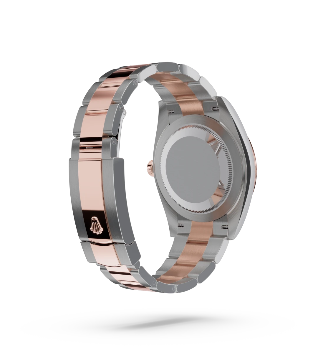 Oyster, 41 mm, acciaio Oystersteel e oro Everose