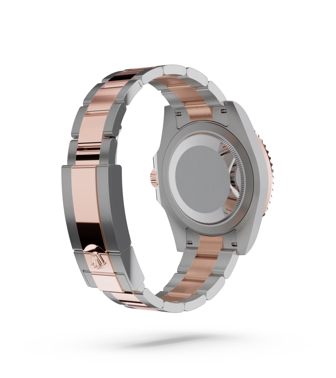 Oyster, 40 mm, acciaio Oystersteel e oro Everose